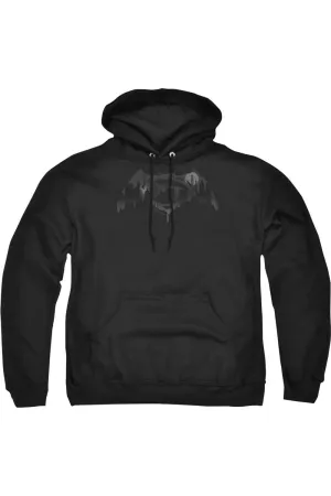 Pull-over à capuche adulte Batman V Superman avec logo urbain