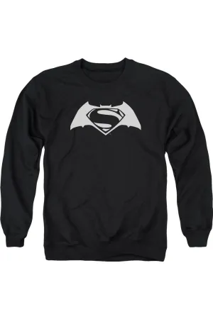 Sweat-shirt à capuche adulte simple avec logo Batman V Superman