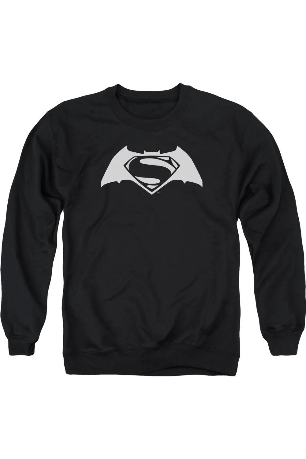 Sweat-shirt à capuche adulte simple avec logo Batman V Superman