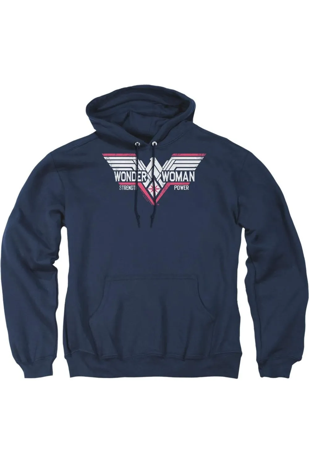 Pull-over à capuche adulte Batman V Superman avec logo Thunder