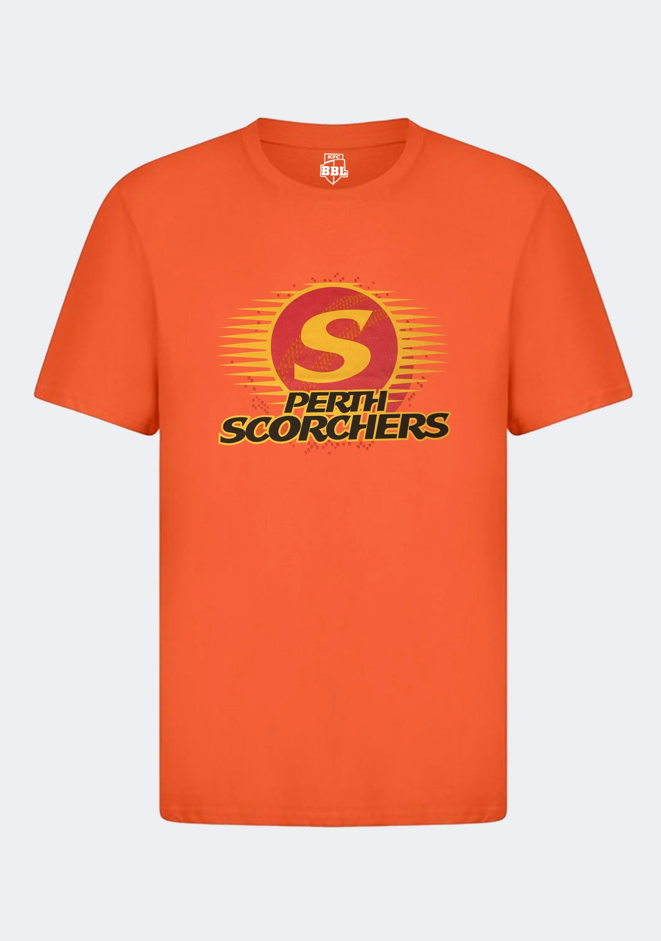Bbl Perth Scorchers Adults Logo Tee Layered Vision