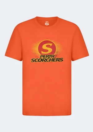 Bbl Perth Scorchers Adults Logo Tee Layered Vision