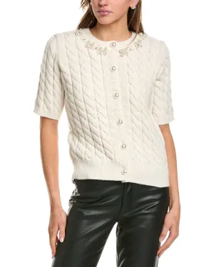 Cardigan en maille cable BCBGMAXAZRIA
