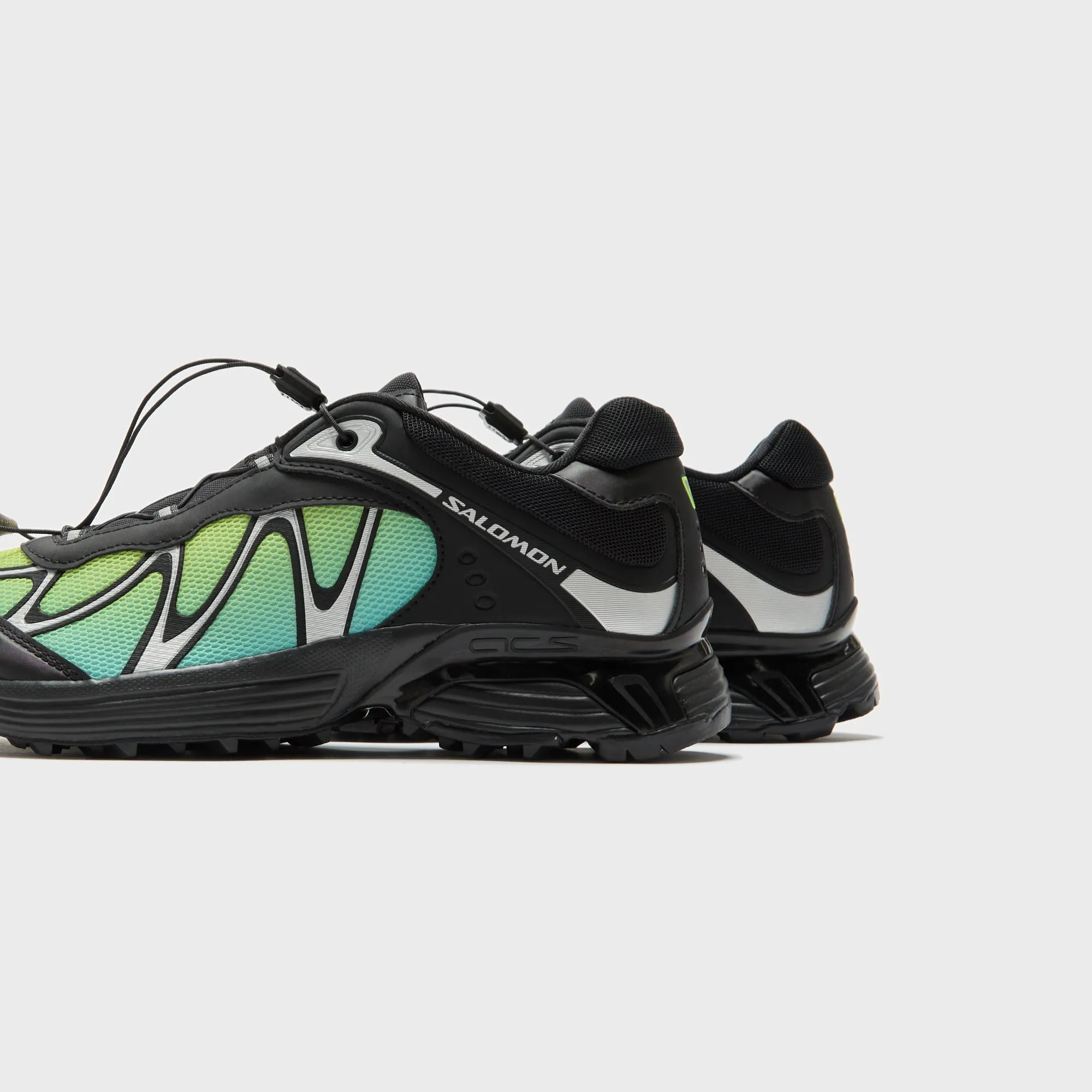 Good Traction Soles Energy Return Midsole Salomon Xt-Whisper - Black / Iced Aqua / Silver