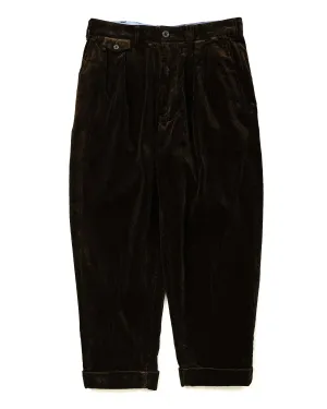 Comfortable Homeware Anti-Tuned Beams Plus 2Pleats Corduroy Dark Brown