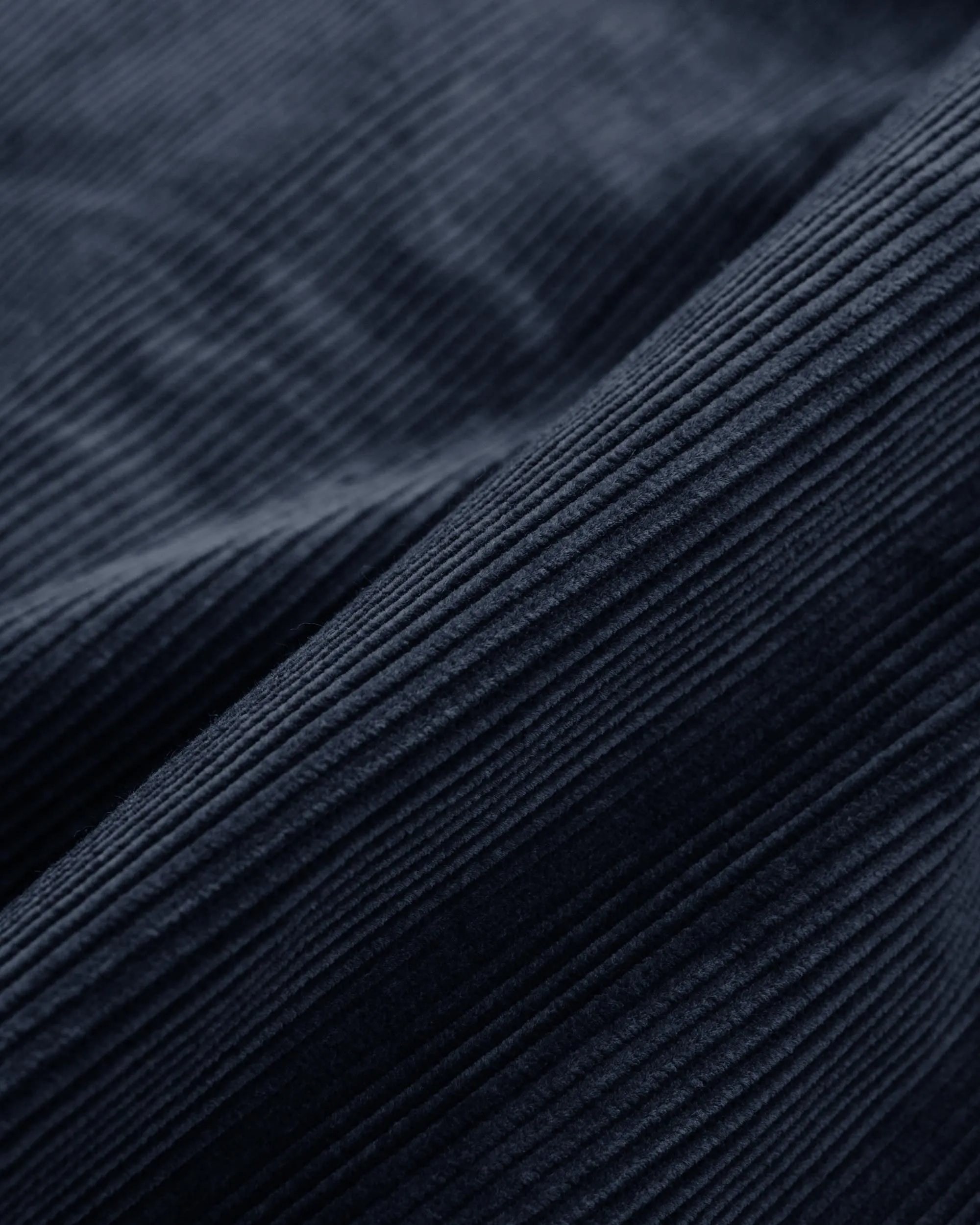 Beams Plus 2Pleats Corduroy Navy Anti - Bend Comfortable Indooring