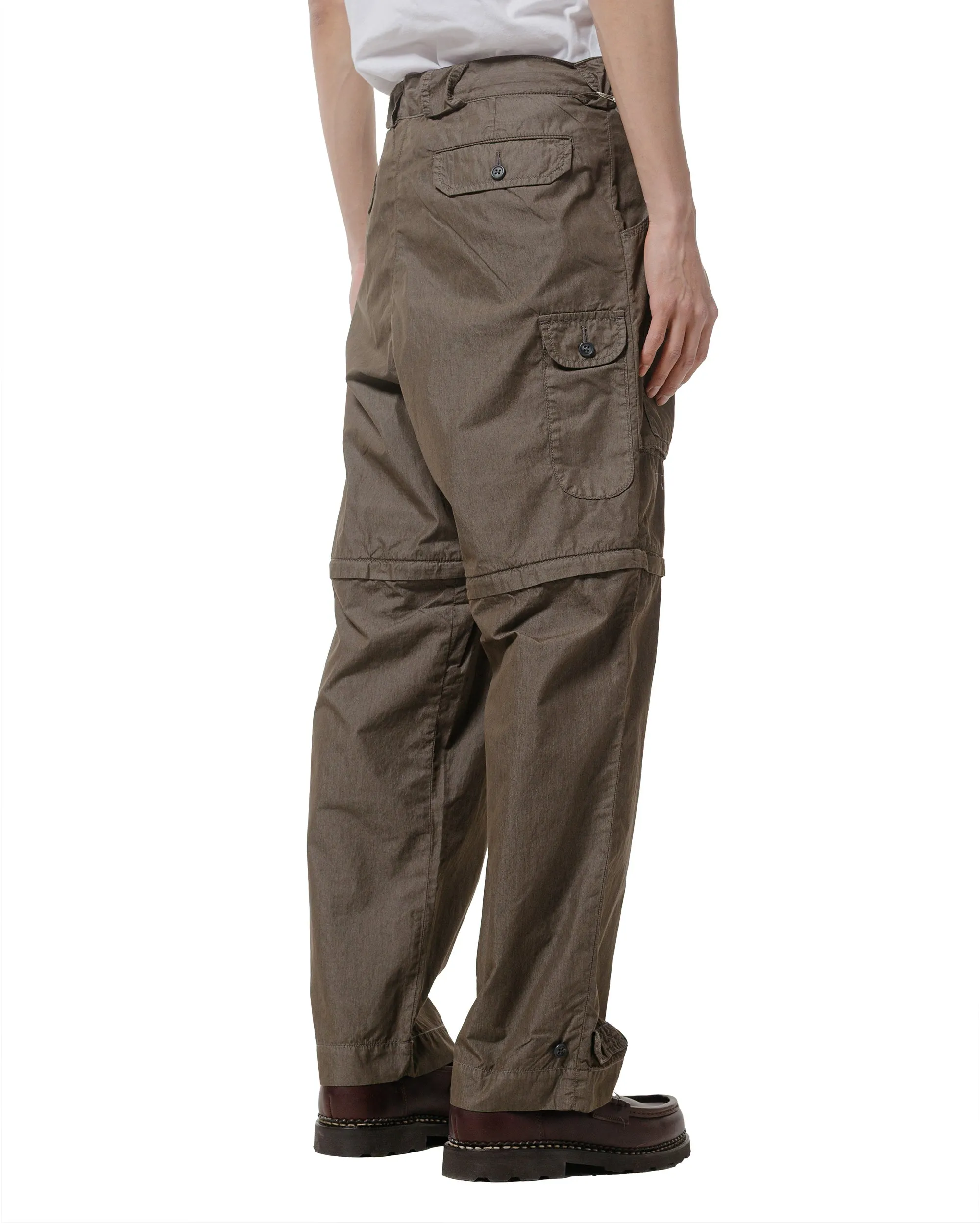 Supportive Sleeve Opening Embroidered Style Beams Plus Bush Pants Ii Co/Ny Garment Dye Charcoal