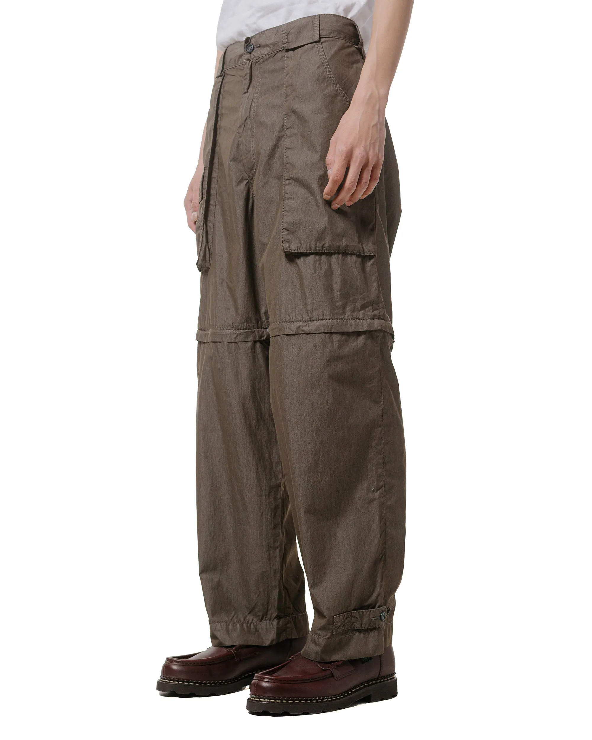 Flannel Finish Index Abstract Style Beams Plus Bush Pants Ii Co/Ny Garment Dye Charcoal