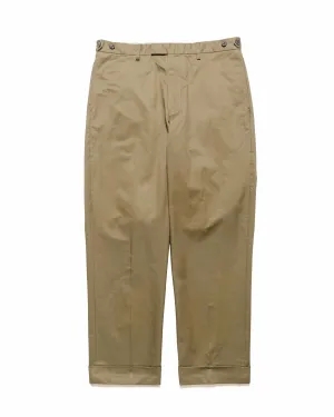 Comfortable Comforter Beams Plus Ivy Trousers Ankle-Cut 80/3 Twill Olive