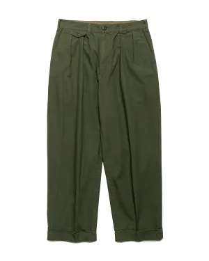 In - Season Style Beams Plus Lost & Found 2Pleats Cotton Ripstop Olive