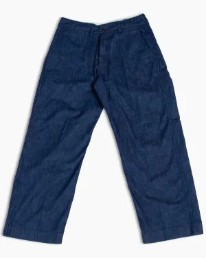 Boucl Beams Plus Mil Trousers Denim Indigo
