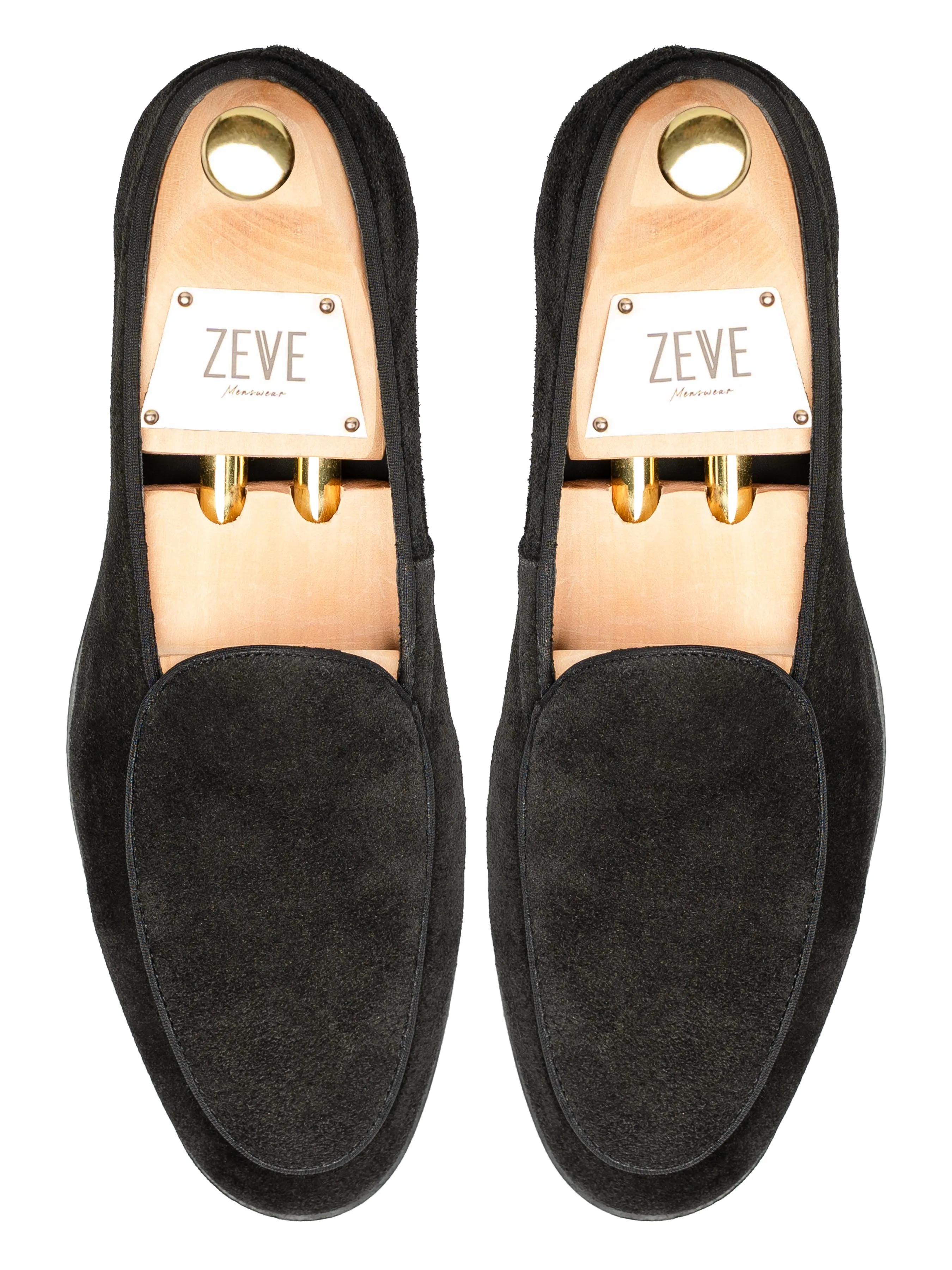 Belgian Loafer - Black Suede Leather Keep Going Strong
