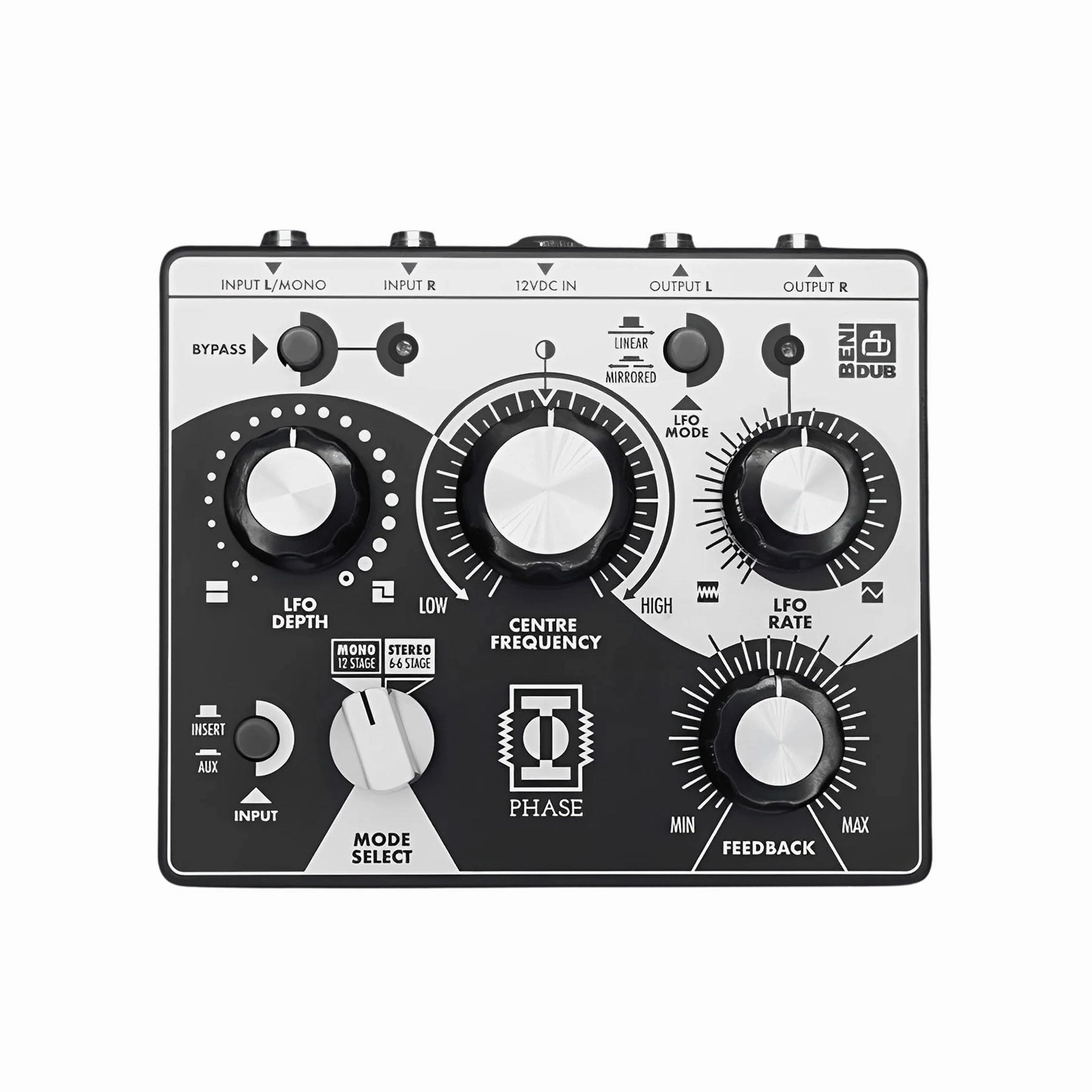 Benidub: 12-Stage Optical Stereo Phaser