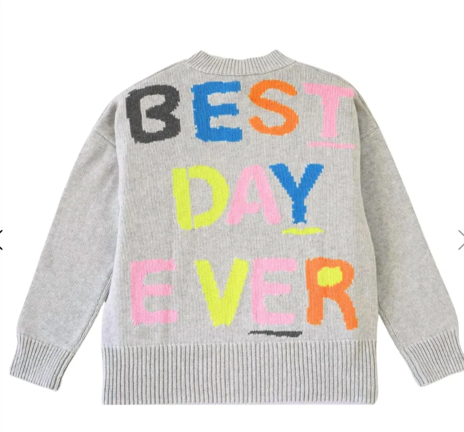 Meilleur Jour De Tous Les Temps Pull En Coton Couleur Renard Argenté