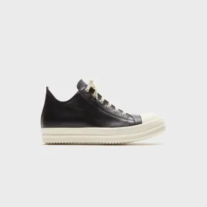 Rick Owens Scarpe In Pelle Low Sneaks - Black / Milk / Milk Engineered for Speed