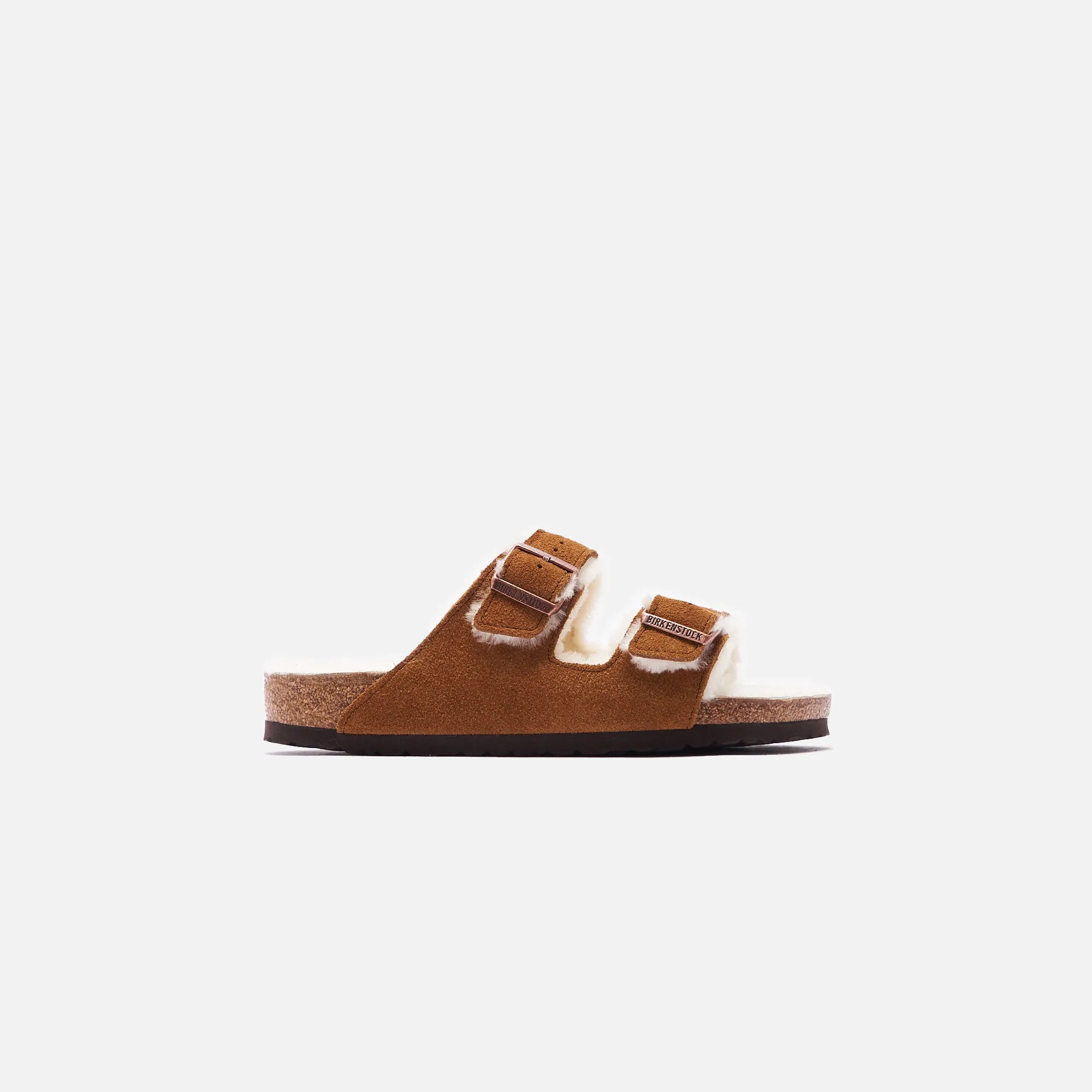 Flexible Sole Design Concept Birkenstock Arizona Shearling - Mink / Natural