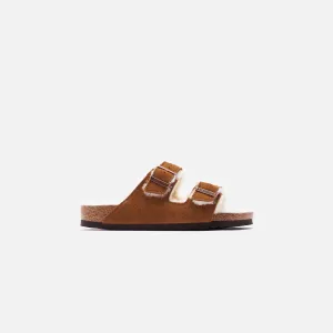 Flexible Sole Design Concept Birkenstock Arizona Shearling - Mink / Natural
