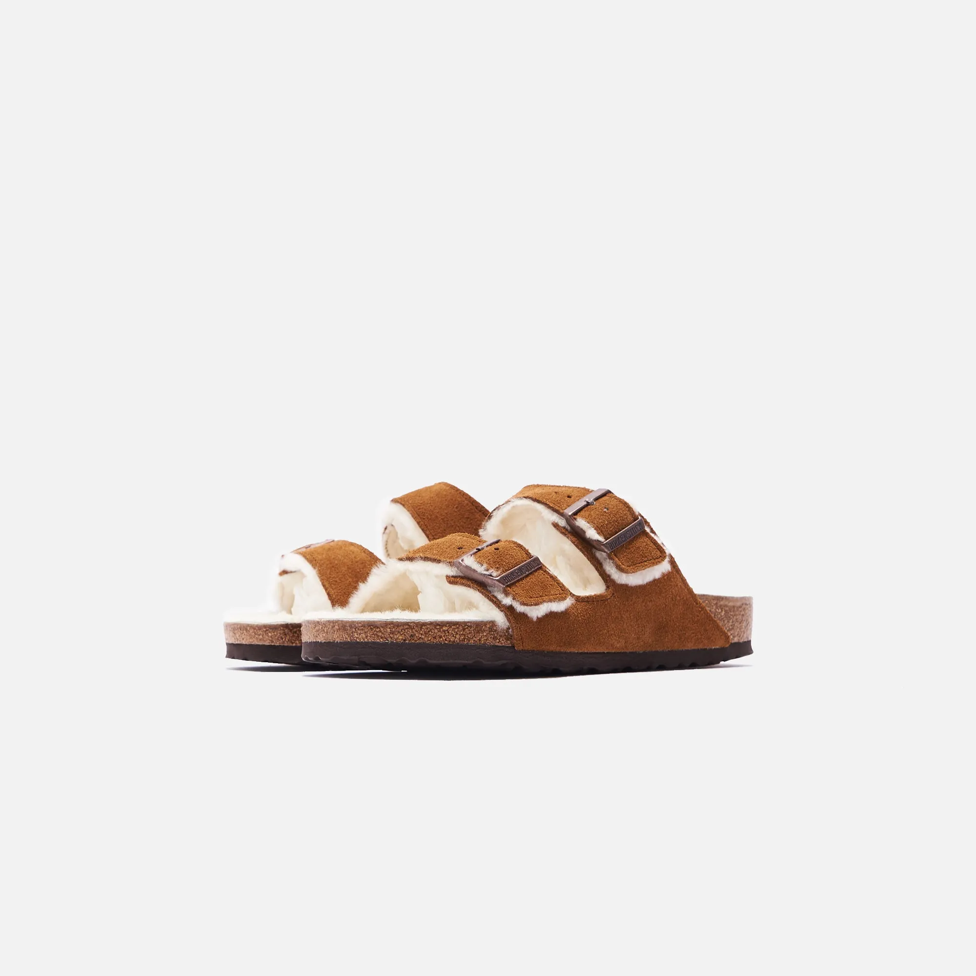 Elastic Band Structure Birkenstock Arizona Shearling - Mink / Natural