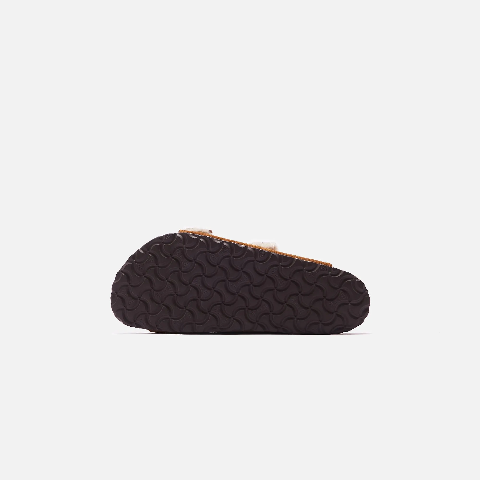 Exercise Fit Soles Stretchable Mesh Layer Birkenstock Arizona Shearling - Mink / Natural