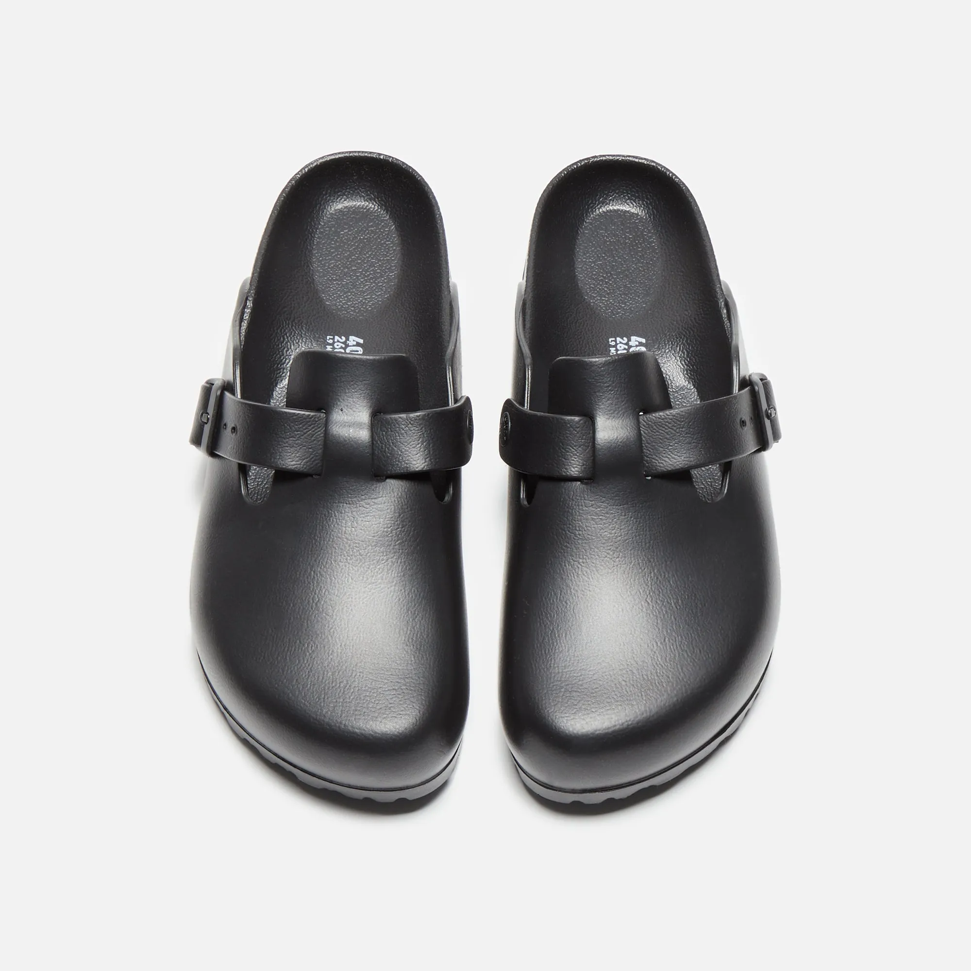 Birkenstock Boston Narrow - Eva Black "Lightweight Design Technology