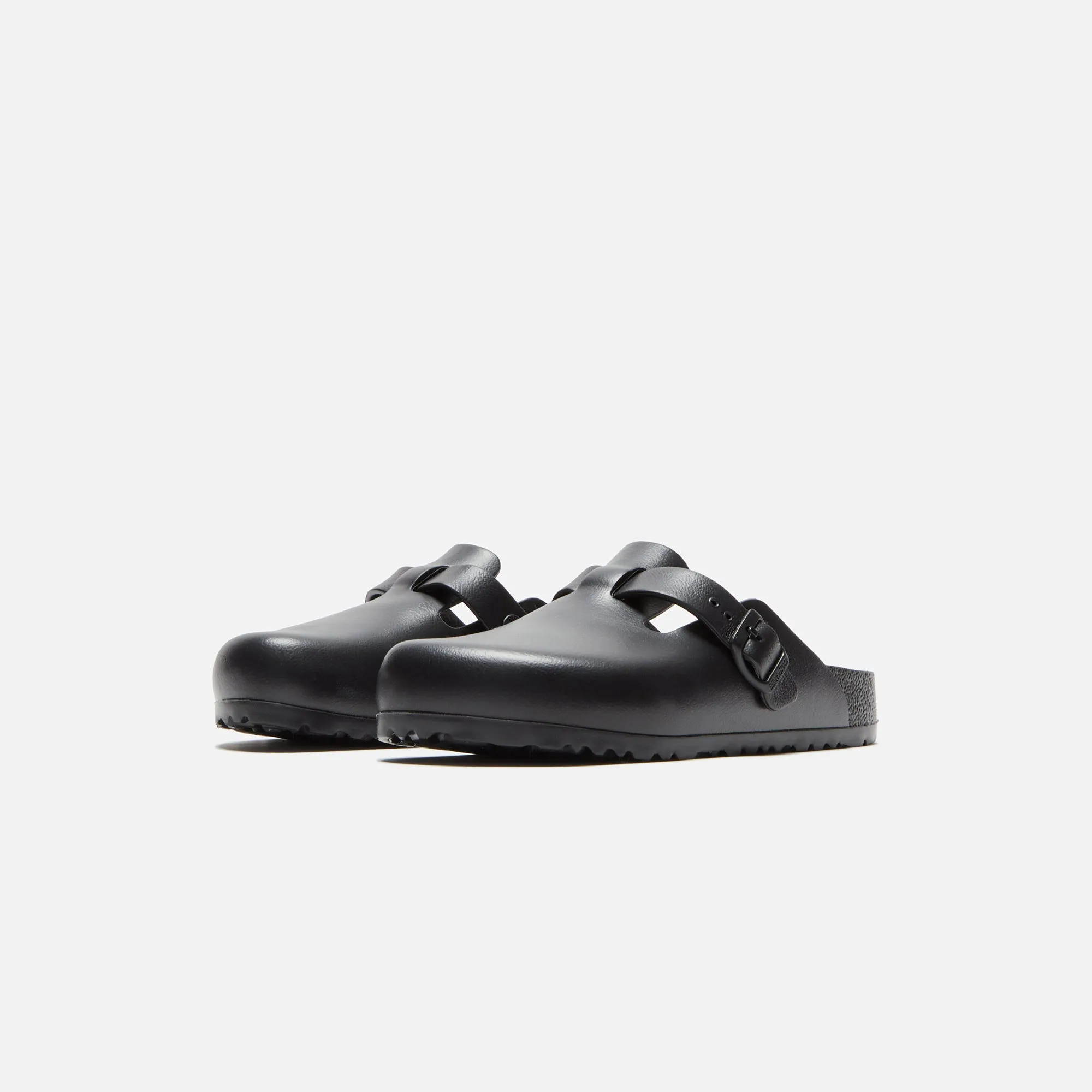 Comfortable Indoor Wear Elegant Shape Birkenstock Boston Narrow - Eva Black