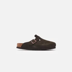 Stretchable Straps Straps Upper Birkenstock Boston Suede - Mocha