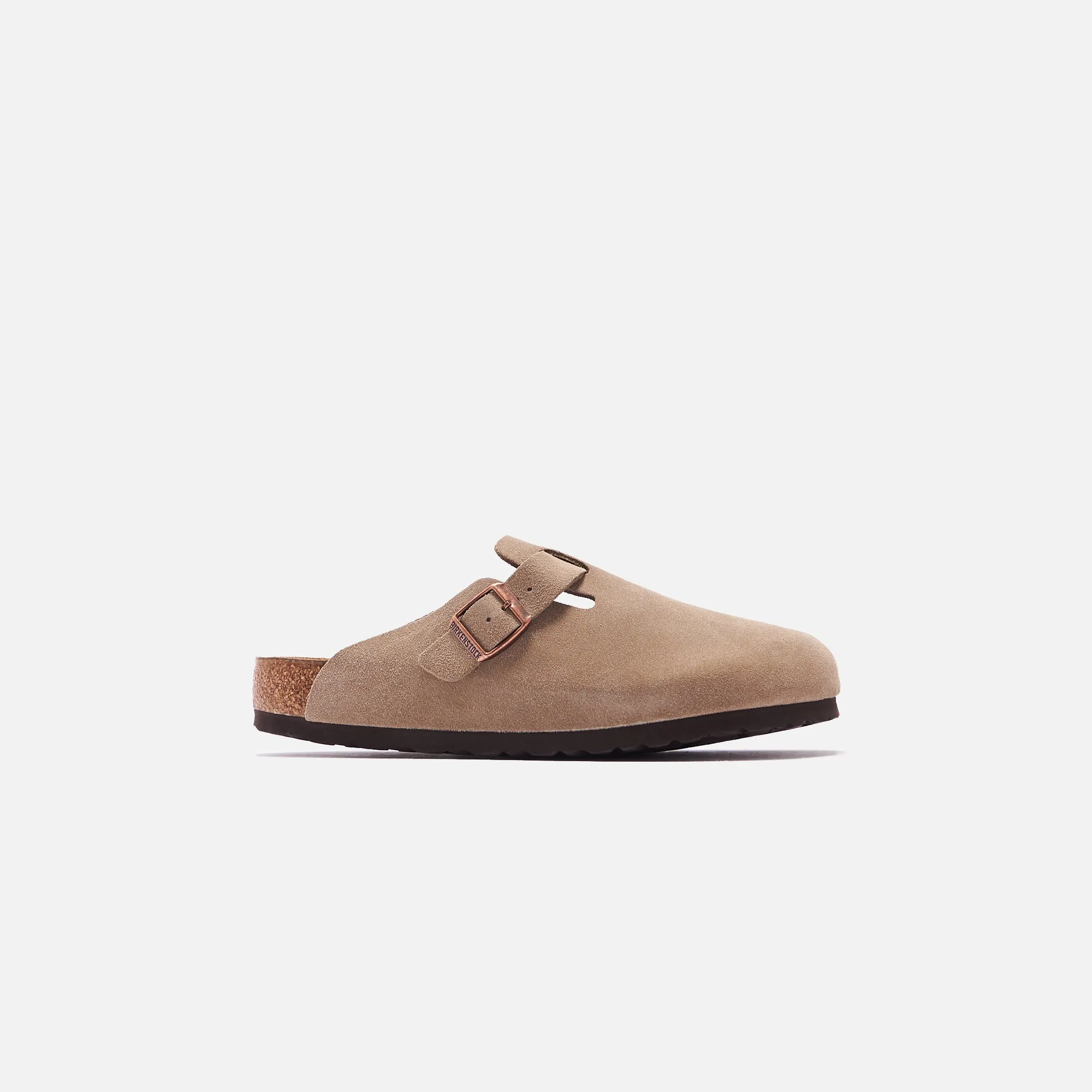 Birkenstock Boston Suede - Taupe Moisture-Wicking Shoes Anti-Cling