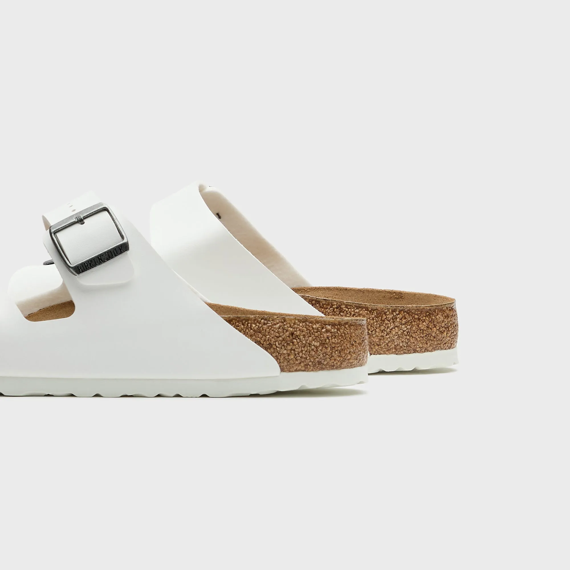 Birkenstock Wmns Arizona Birkoflor - White Slip-On Breathable Feature Style Design