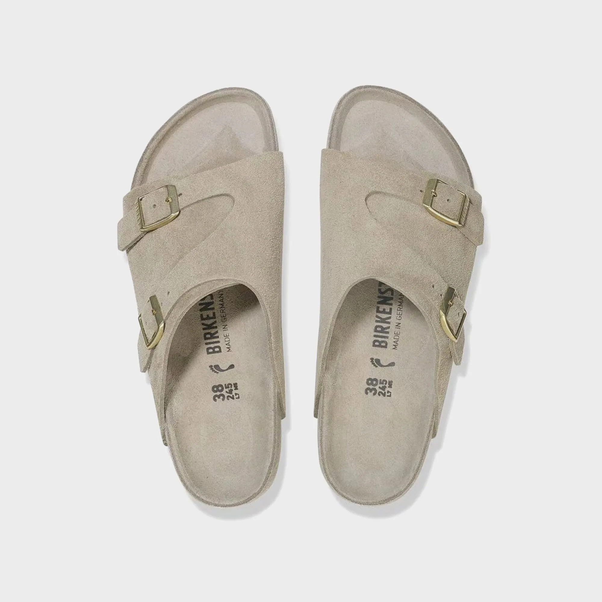 Birkenstock Zurich Exq Suede - Taupe Extensive Look