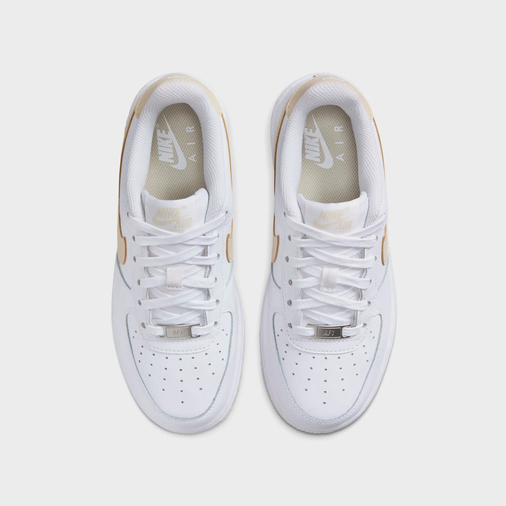 Own Every Step Fuel Your Fire Nike Gs Air Force 1 Bg - White / Light Khaki