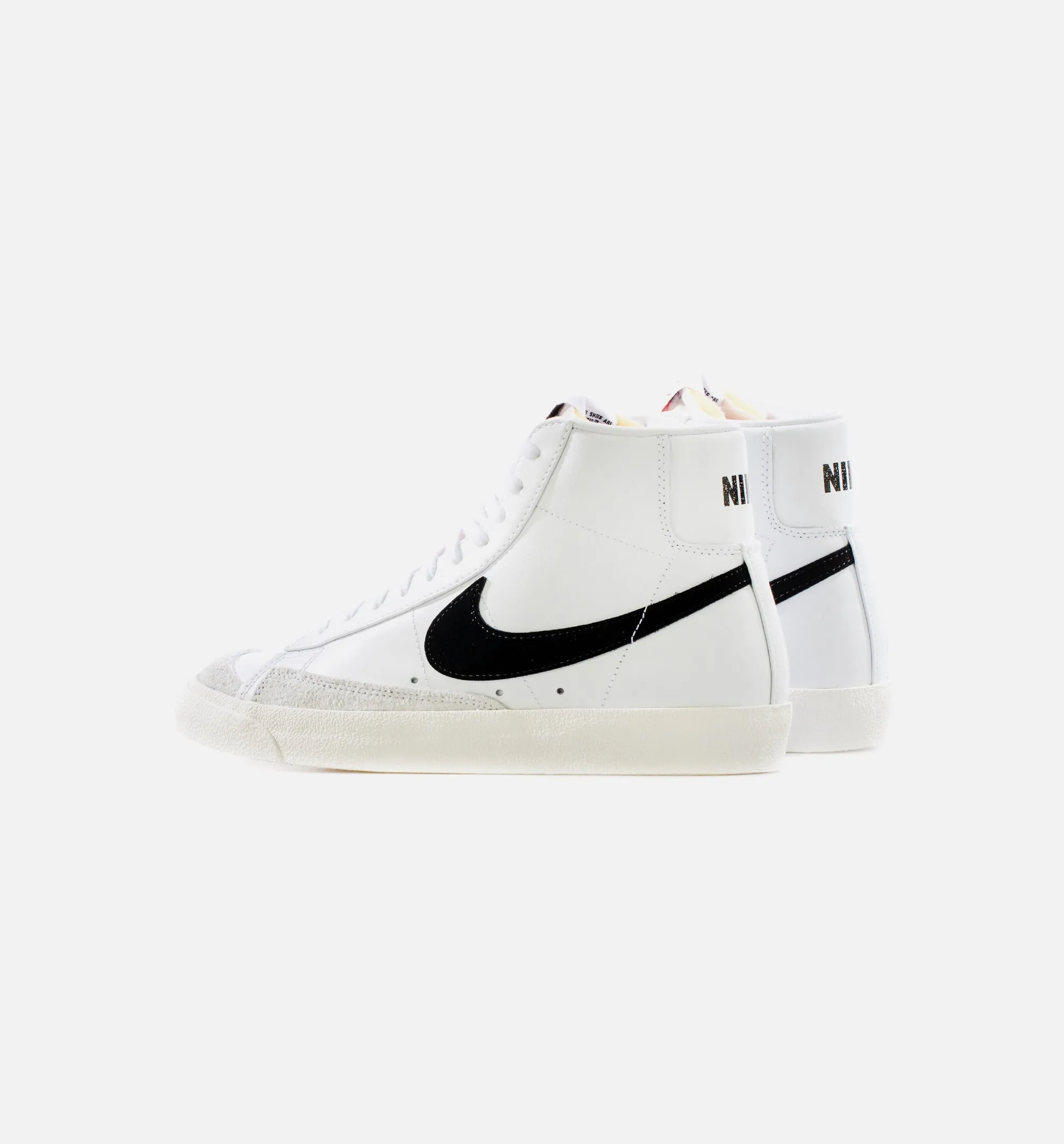 Blazer Mid 77 Vintage Mens Lifestyle Shoe - White/Black LowCut Quick-Drying Property