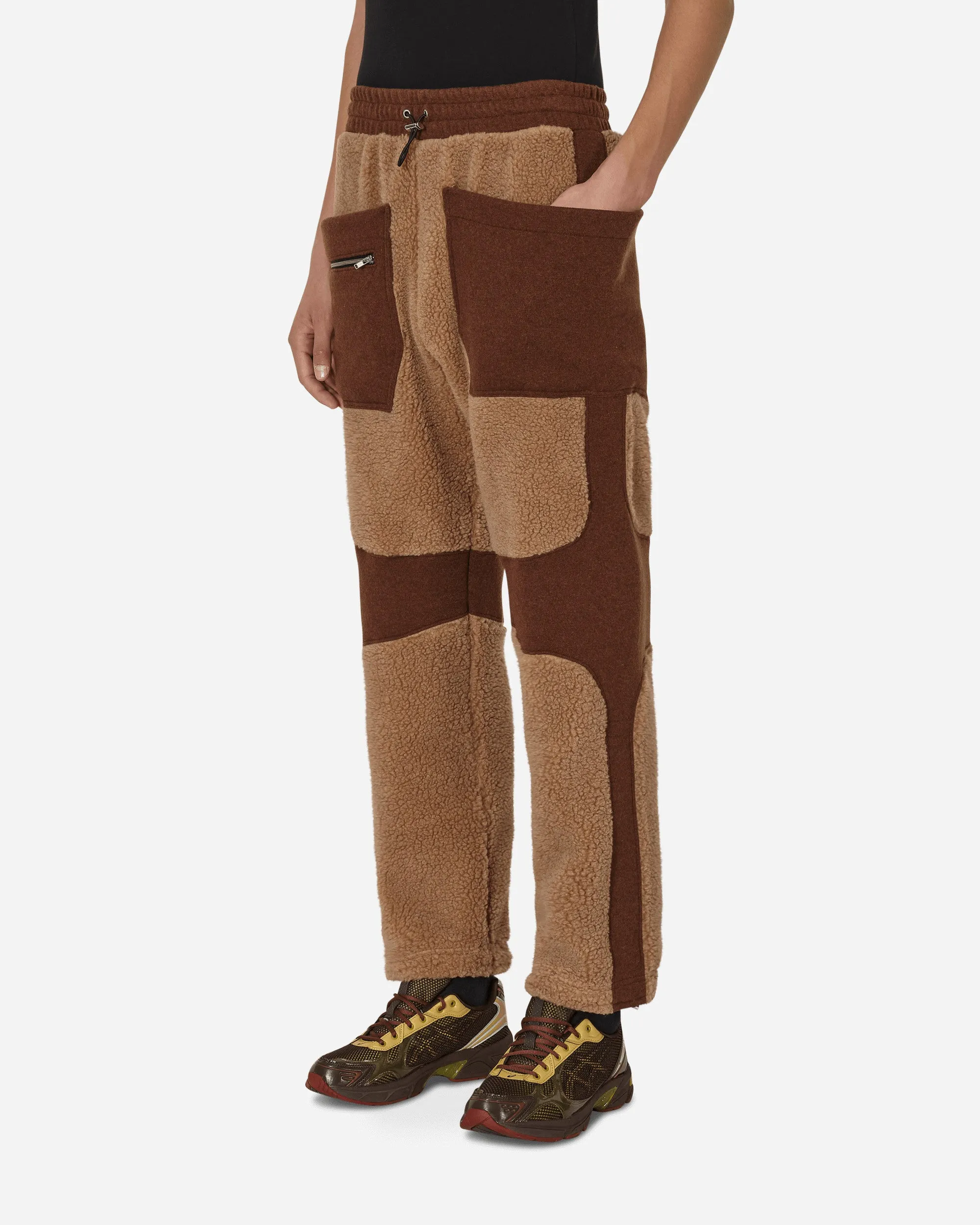 Ljos Trousers Brown Comfortable Toe Area Design Soft Elbows