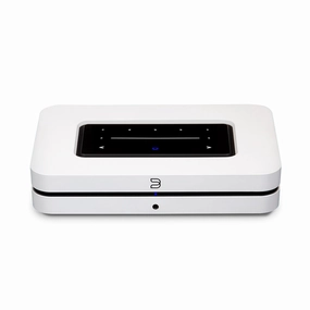 Bluesound: NODE Hi-Res Music Streamer - White (N130WHTUNV) hi-fi DAC amp combo,hi-fi speaker impedance matcher,hi-fi RCA switch