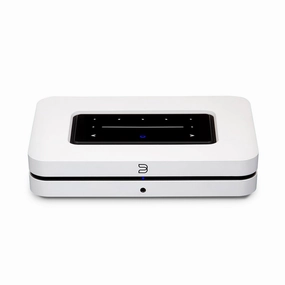 Bluesound: NODE Hi-Res Music Streamer - White (N130WHTUNV) (Open Box Special) hi-fi DAC amp combo,hi-fi speaker impedance matcher,hi-fi RCA switch