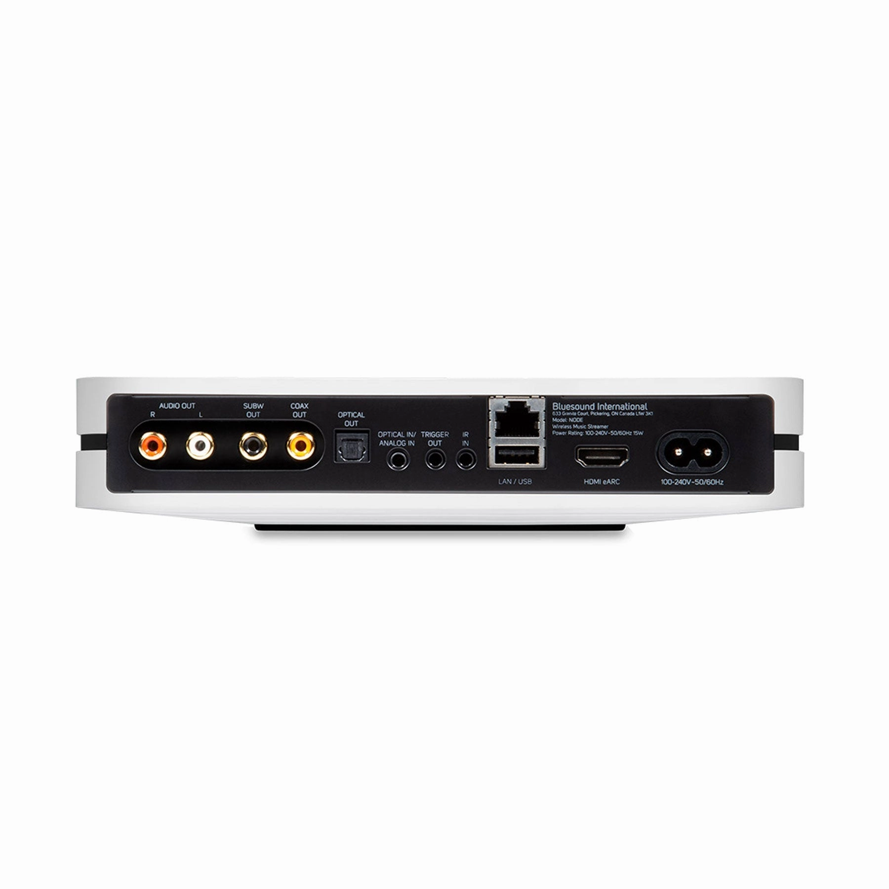 Bluesound: NODE Hi-Res Music Streamer - White (N130WHTUNV) (Open Box Special)