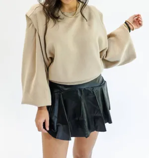 Pull Bold Moves en couleur Latte Glacé
