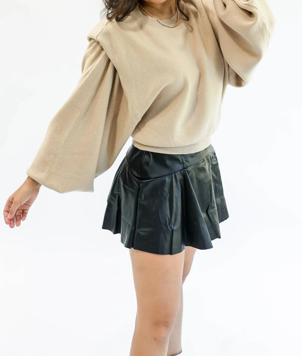Pull Bold Moves en couleur Latte Glacé