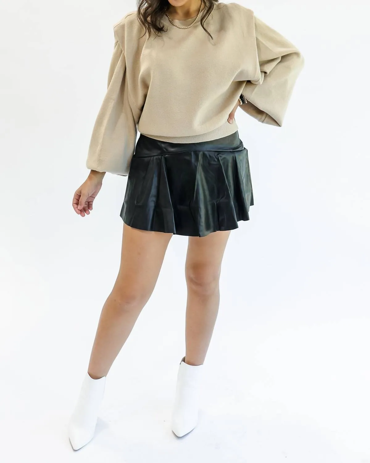 Pull Bold Moves en couleur Latte Glacé