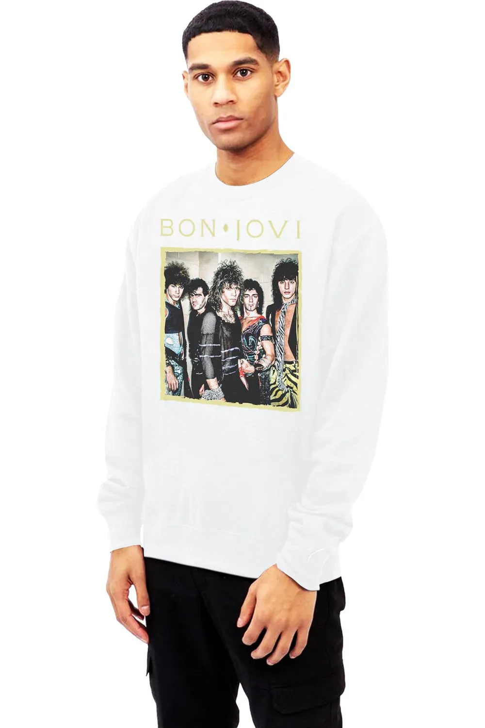 Sweat à capuche adulte imprimé Bon Jovi