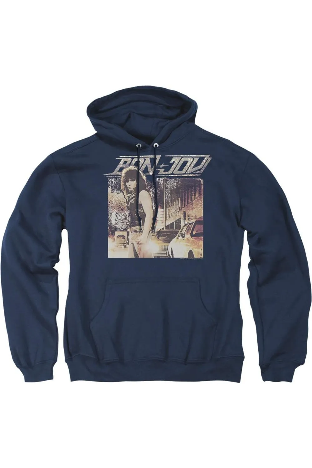 Bon Jovi Runaway Jon Pull-Over Adulte à Capuche