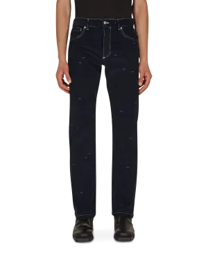 Boot Cut Pants Blue Comfortable Bottom