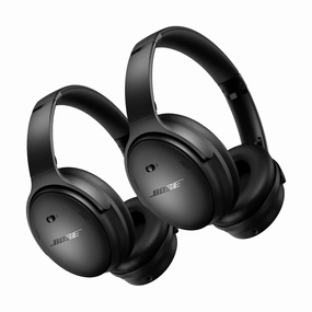Bose QuietComfort Headphones with Active Noise Cancellation - Pair (Black) hi-fi unbalanced input,hi-fi signal purity,hi-fi acoustic panel