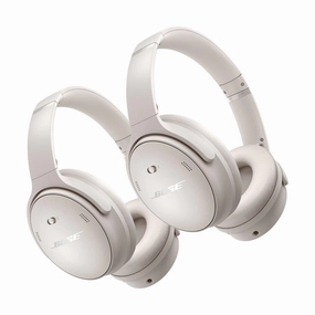 Bose QuietComfort Headphones with Active Noise Cancellation - Pair (White) hi-fi unbalanced input,hi-fi signal purity,hi-fi acoustic panel