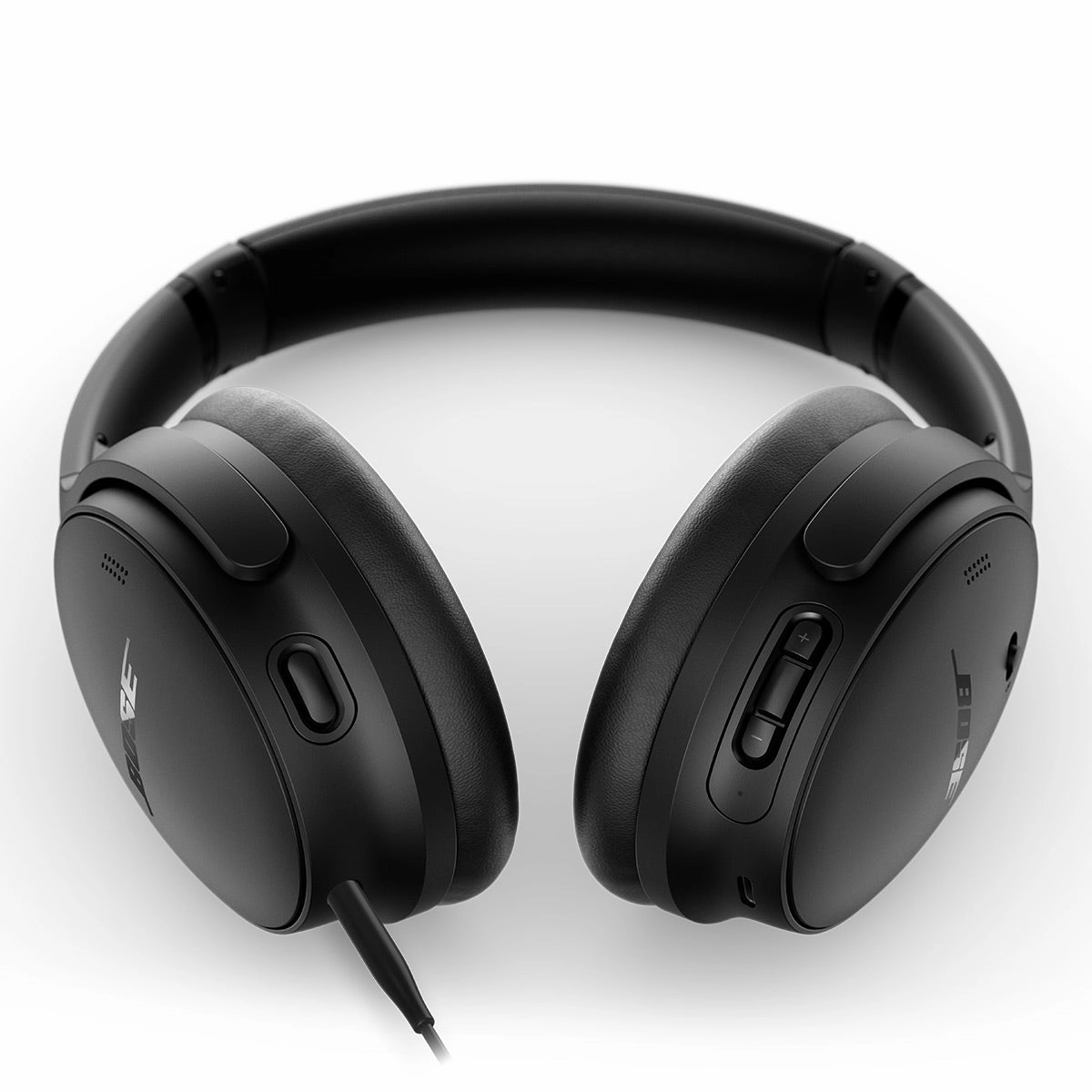 Bose QuietComfort Headphones with Active Noise Cancellation with QuietComfort Ultra Wireless Noise Cancelling Earbuds (Black)