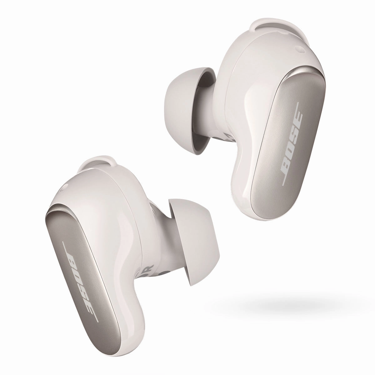 Bose QuietComfort Headphones with Active Noise Cancellation with QuietComfort Ultra Wireless Noise Cancelling Earbuds (White)