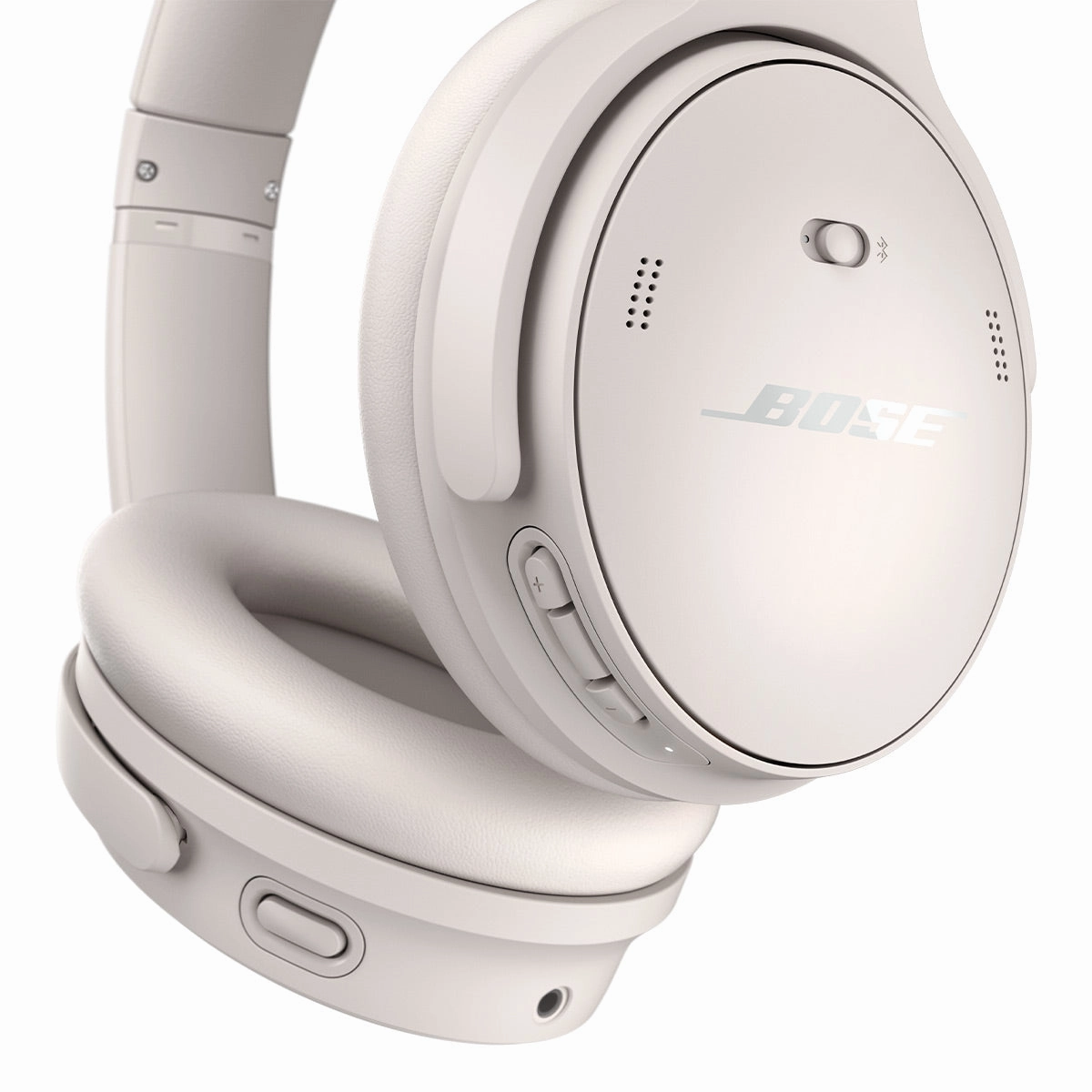 Bose QuietComfort Headphones with Active Noise Cancellation with QuietComfort Ultra Wireless Noise Cancelling Earbuds (White)