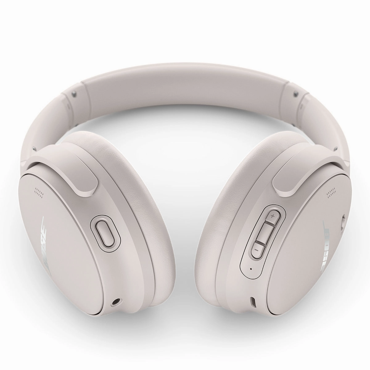 Bose QuietComfort Headphones with Active Noise Cancellation with QuietComfort Ultra Wireless Noise Cancelling Earbuds (White)