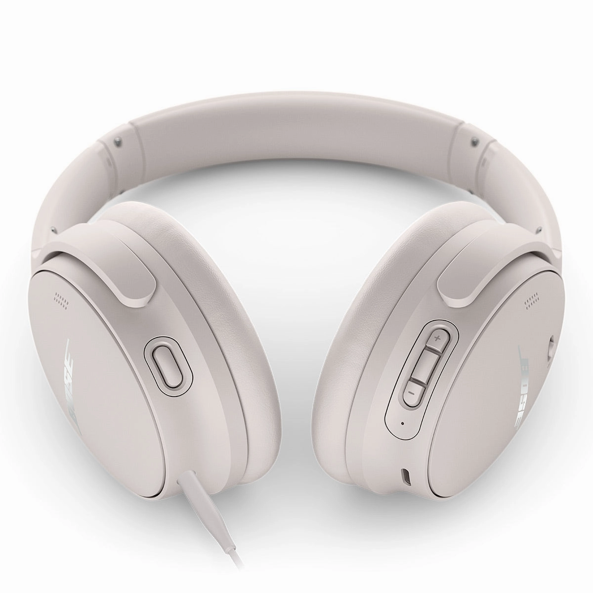Bose QuietComfort Headphones with Active Noise Cancellation with QuietComfort Ultra Wireless Noise Cancelling Earbuds (White)