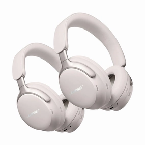 Bose QuietComfort Ultra Wireless Noise Cancelling Headphones - Pair (White) hi-fi unbalanced input,hi-fi signal purity,hi-fi acoustic panel