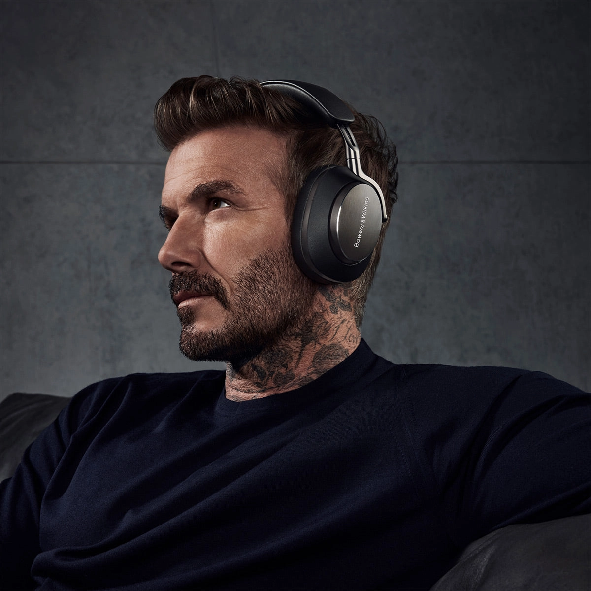 Bowers & Wilkins Px8 Wireless Bluetooth Over-Ear Headphones with Active Noise Cancellation (Black)